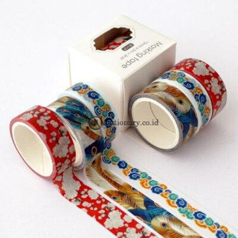 (Preorder) Jianwu 3Pcs/set Theme Paper Tape Sakura Unicorn Decoration Washi Diy Sticker Scrapbooking