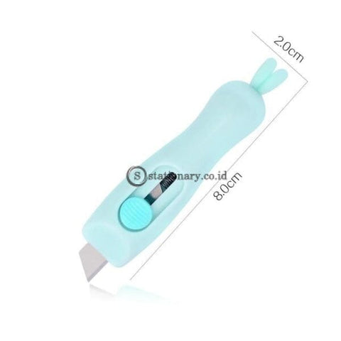 (Preorder) Jianwu Cute Pure Color Mini Utility Knife Small Rabbit Cloud Paper Cutter File Office