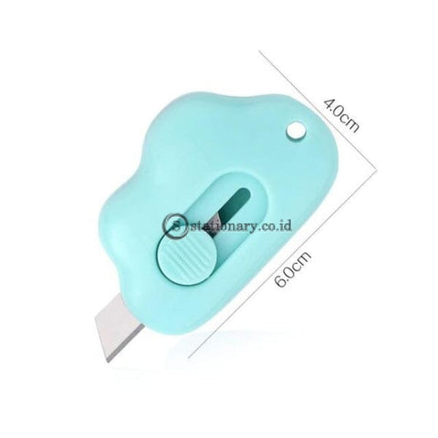 (Preorder) Jianwu Cute Pure Color Mini Utility Knife Small Rabbit Cloud Paper Cutter File Office