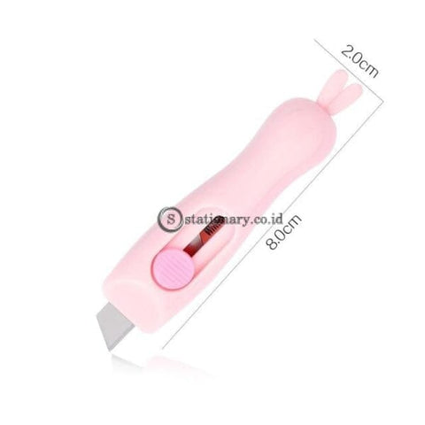 (Preorder) Jianwu Cute Pure Color Mini Utility Knife Small Rabbit Cloud Paper Cutter File Office