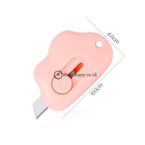 (Preorder) Jianwu Cute Pure Color Mini Utility Knife Small Rabbit Cloud Paper Cutter File Office