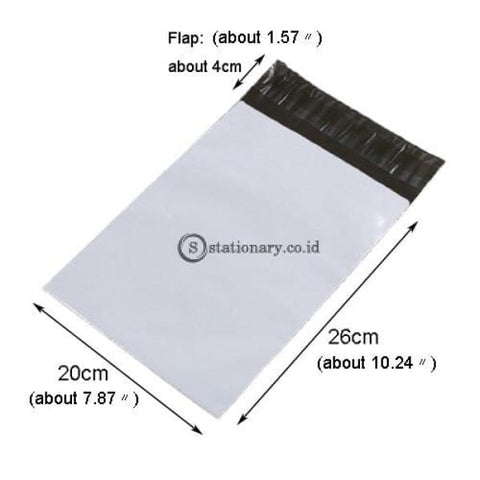 (Preorder) Light Gray Courier Bag 10Pcs Self-Seal Mailbag Plastic Poly Mailing Envelope Waterproof