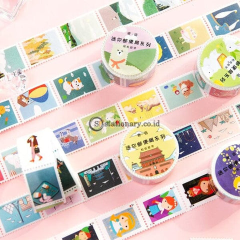 (Preorder) Mini Post Office Series Washi Tape Vintage Adhesive Masking Diy Scrapbooking Sticker