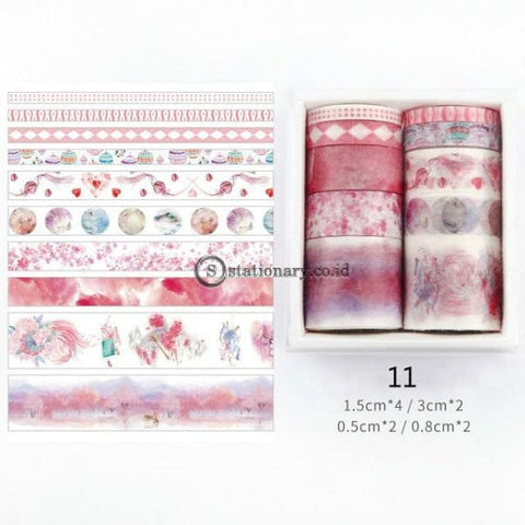 (Preorder) Mr Paper 26 Designs 10Pcs/box Cute Cartoon Animals Washi Tapes Scrapbooking Diy Deco