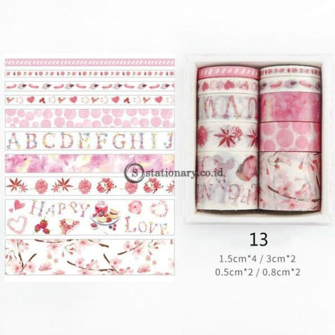 (Preorder) Mr Paper 26 Designs 10Pcs/box Cute Cartoon Animals Washi Tapes Scrapbooking Diy Deco