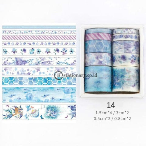 (Preorder) Mr Paper 26 Designs 10Pcs/box Cute Cartoon Animals Washi Tapes Scrapbooking Diy Deco