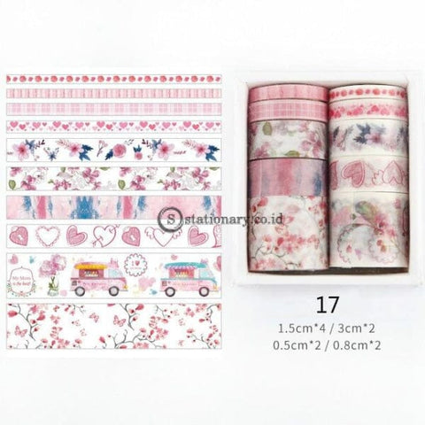 (Preorder) Mr Paper 26 Designs 10Pcs/box Cute Cartoon Animals Washi Tapes Scrapbooking Diy Deco