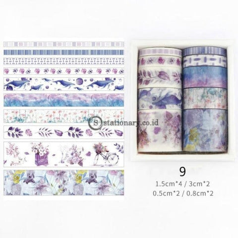 (Preorder) Mr Paper 26 Designs 10Pcs/box Cute Cartoon Animals Washi Tapes Scrapbooking Diy Deco