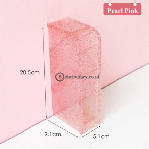 (Preorder) Multi-Function 4 Grid Desktop Pen Holder Office School Storage Case Clear Colorful