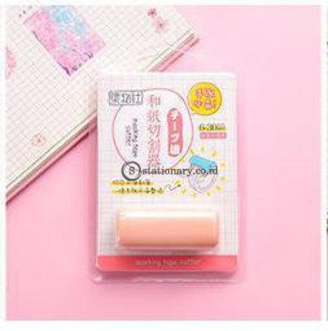 (Preorder) New Washi Tape Cutter Storage Office And School Supplies Holder Cute Clear Dispenser