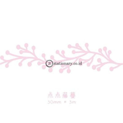 (Preorder) Retro White Hollow Plant Flower Journal Washi Tape Decorative Adhesive Diy Scrapbooking
