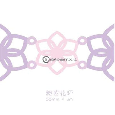 (Preorder) Retro White Hollow Plant Flower Journal Washi Tape Decorative Adhesive Diy Scrapbooking