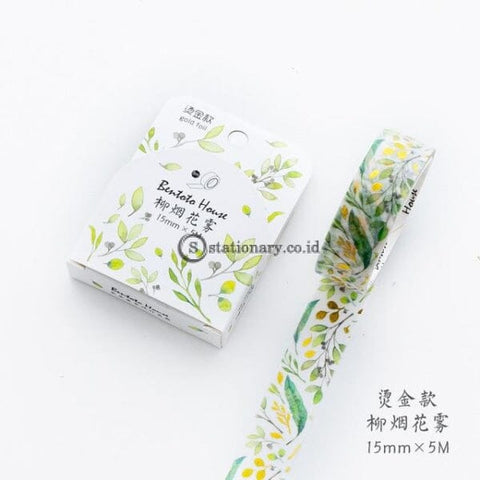 (Preorder) Starry Sky Forest Flower Unicorn Laser Gilding Decorative Washi Tape Adhesive Diy