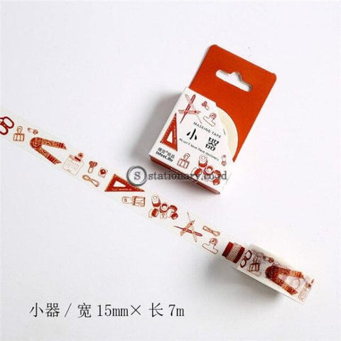(Preorder) Stationery Theme Design Washi Tape Decoration Adhesive Diy Scrapbooking Sticker Label