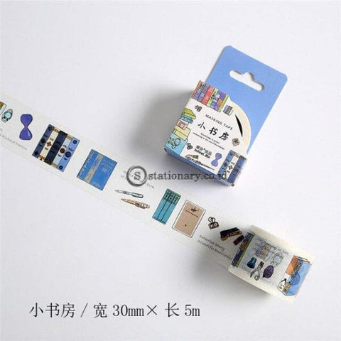 (Preorder) Stationery Theme Design Washi Tape Decoration Adhesive Diy Scrapbooking Sticker Label