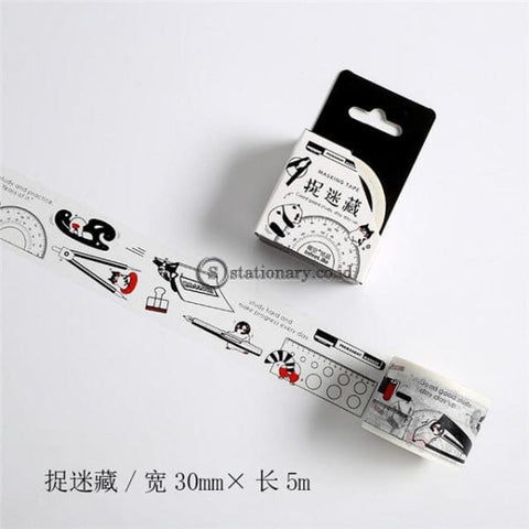 (Preorder) Stationery Theme Design Washi Tape Decoration Adhesive Diy Scrapbooking Sticker Label