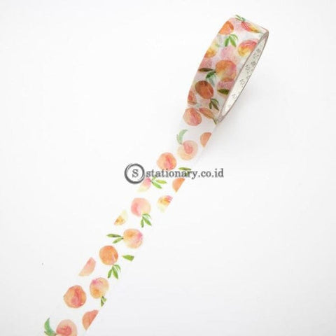 (Preorder) Summer Fruit Washi Tape Set Sticky Decorative Small Fresh Scrapbook Diy Office Stationery
