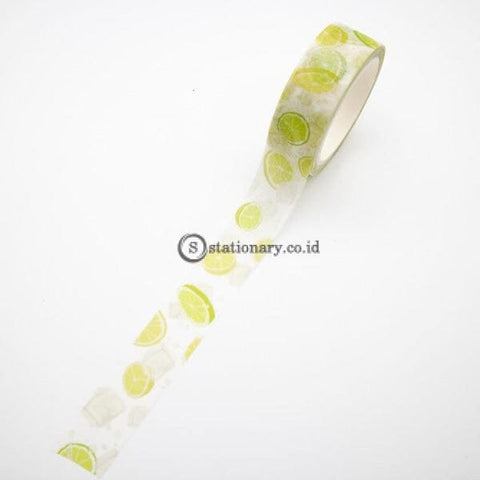 (Preorder) Summer Fruit Washi Tape Set Sticky Decorative Small Fresh Scrapbook Diy Office Stationery