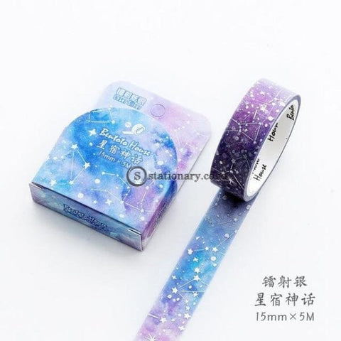 (Preorder) Various Blooming Flowers Gilding Washi Tape Adhesive Diy Scrapbooking Sticker Label