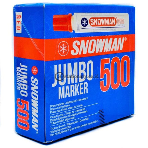 Snowman Permanent Marker Jumbo 500 Office Stationery