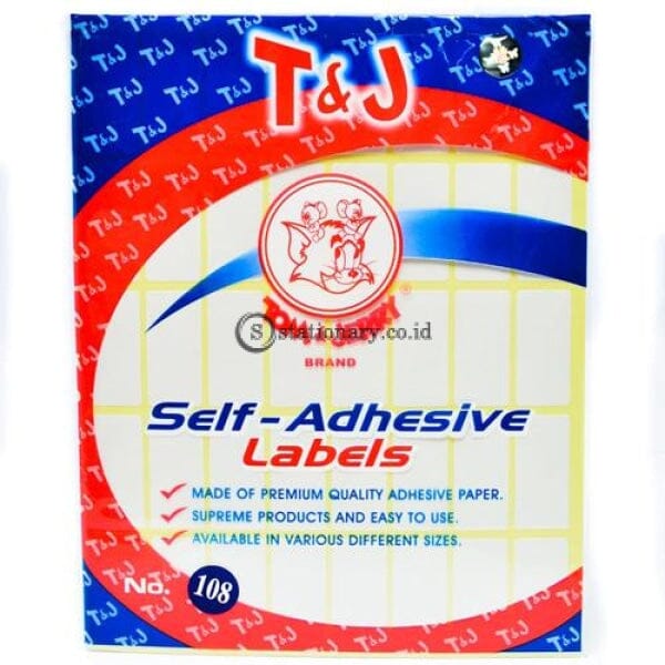 Tom & Jerry Self Adhesive Label Stiker No 108 Office Stationery