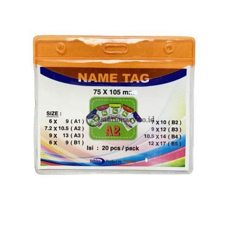 Yushinca Plastik Id Name Tag 70 X 100Mm Landscape A2 (20 Lembar) Office Stationery
