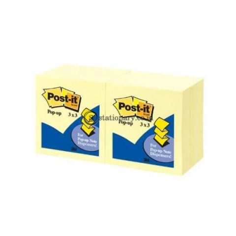 3M Post It Pop Up Notes R330Y 3 X Inch Yellow Office Stationery