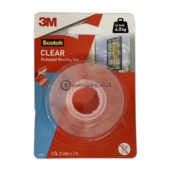 3M Scotch Clear Permanent Mounting Tape 4.5kg (21mm x 2m) #4010