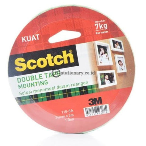 3M Scotch Double Tape Foam Mounting 24Mmx3M 110-3A Office Stationery
