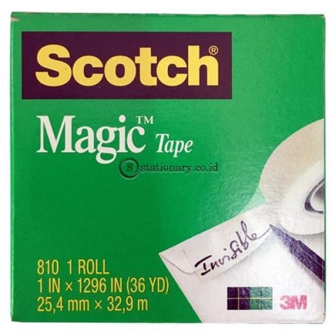 3M Scotch Magic Tape 810 (Isolasi) 1 X 36Y Office Stationery