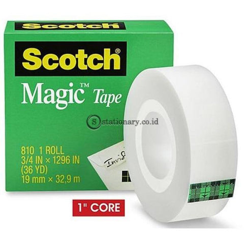 3M Scotch Magic Tape 810 (Isolasi) 3/4 X 36Y Office Stationery