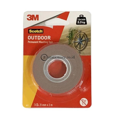 3M Scotch Outdoor Permanent Mounting Tape 5.5kg (21mm x 2m) #4011