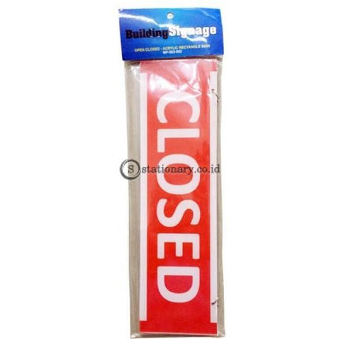 Acrylic Rectangle Sign Open Closed 28 X 8 Cm Office Stationery Digital & Display