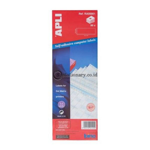Apli Label Continuous Form 73 7 X 23 3Mm 96 Unit #ra00001 Office Stationery