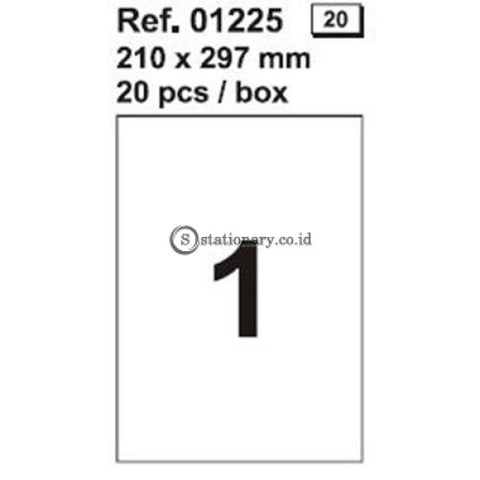 Apli Label Polyester Transparent 210 X 297Mm 20 Unit #01225 Office Stationery