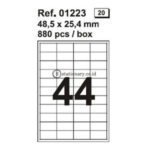 Apli Label Polyester Transparent 48.5 X 25.4Mm 880 Unit #01223 Office Stationery