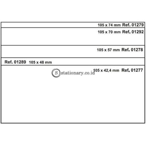 Apli Label White Paper 105 X 57Mm 50 Unit #ra01278 Office Stationery