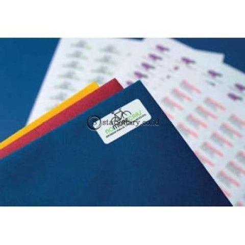 Apli Label White Paper 48 5 X 25.4Mm 4400 Unit #01285 Office Stationery