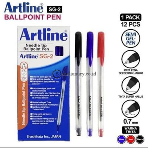 Artline Ballpoint Semi Gel Pen Needle Tip 0.7Mm Egb-Sg2 Office Stationery