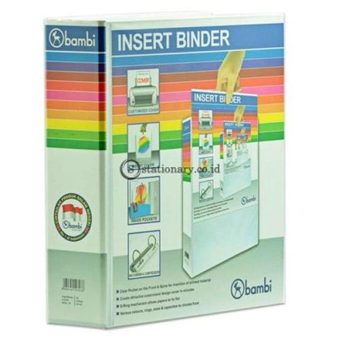 Bambi Insert Ring Binder 2D Mika A4 #2124M Office Stationery