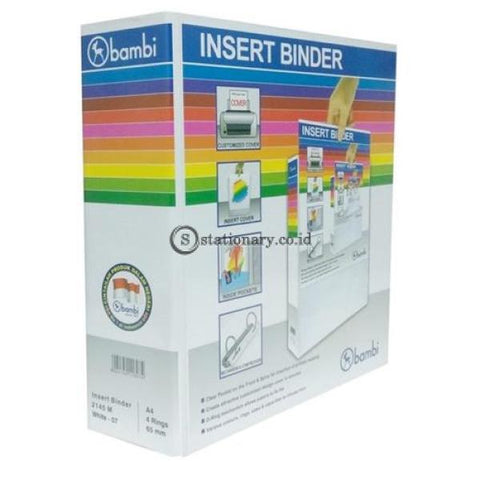 Bambi Insert Ring Binder 4D Mika A4 #2144M Office Stationery