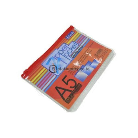Bambi Zipper Pocket A5 For File Note (20 Holes) #5142 Office Stationery