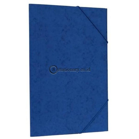 Bantex Cardboard Document File Folio #3451 Blue - 01 Office Stationery