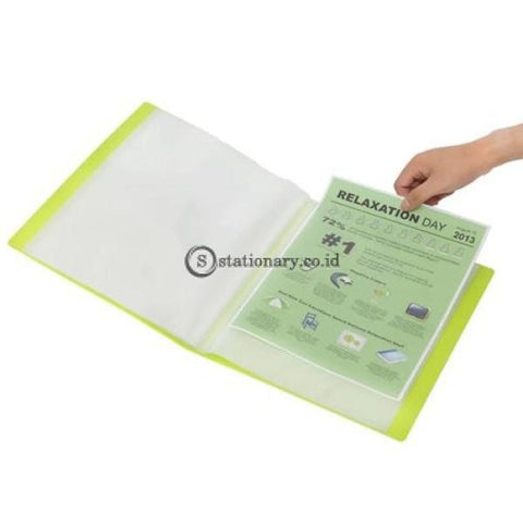 Bantex Display Book 40 Pockets A4 #3145 Lime - 65 Office Stationery