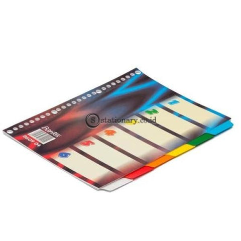 Bantex Divider 26 Holes B5 Blue Red Lines #8609 04 Office Stationery