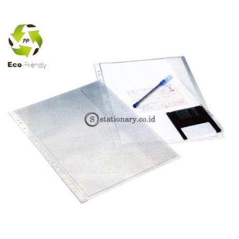 Bantex Document Pocket With Flap 10 Sheets A4 #2090 08 Office Stationery