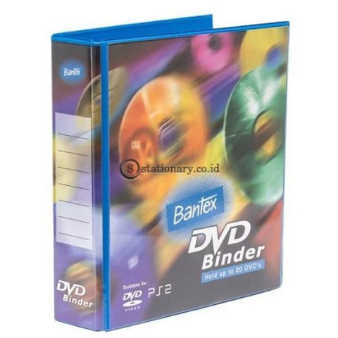 Bantex Dvd Binder 2 Ring 40Mm (Including 5 Sheets Pockets) #8541 65 Office Stationery It Supplies