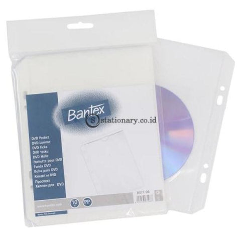 Bantex Dvd Pocket 10 Sheets 2 Holes #8071 08 Office Stationery