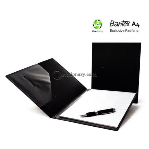 Bantex Exclusive Padfolio A4 Black #8817 10 Office Stationery