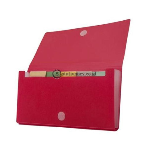 Bantex Expanding File Cheque (6 Pockets) #8810 Black - 10 Office Stationery